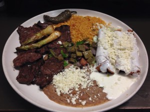 Fiesta Jalisco (Skirt Steak, Flautas) mexican food - Don Pedro Mexican food restaurant